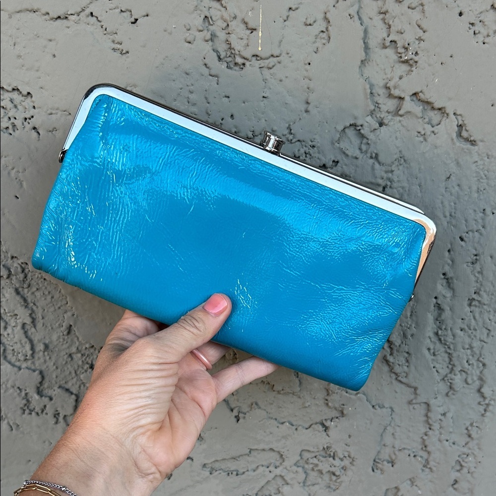 Hobo international Blue Clutch Wallet